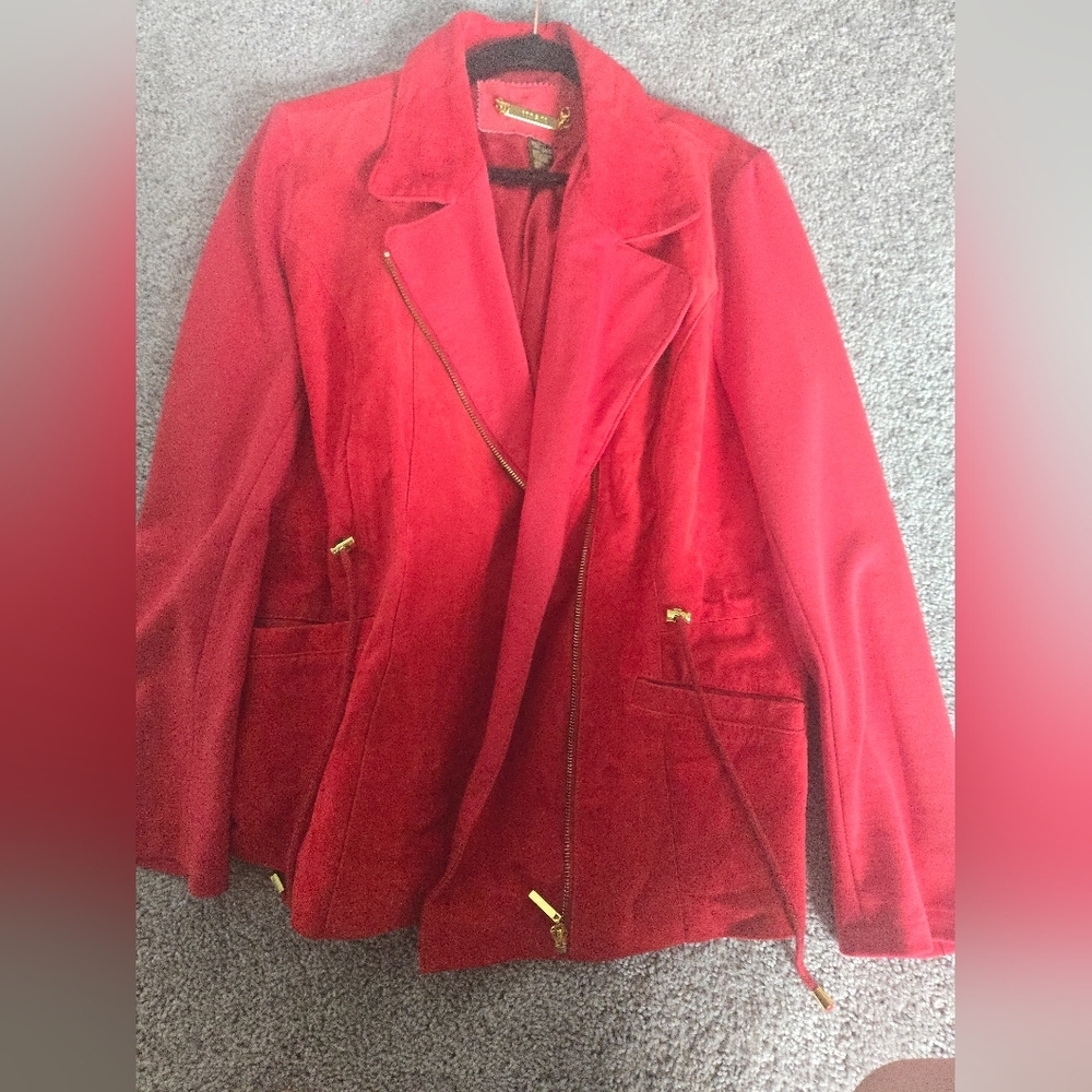 IMAN Leather‎ NWOT Women's Jacket - Picture 10 of 16